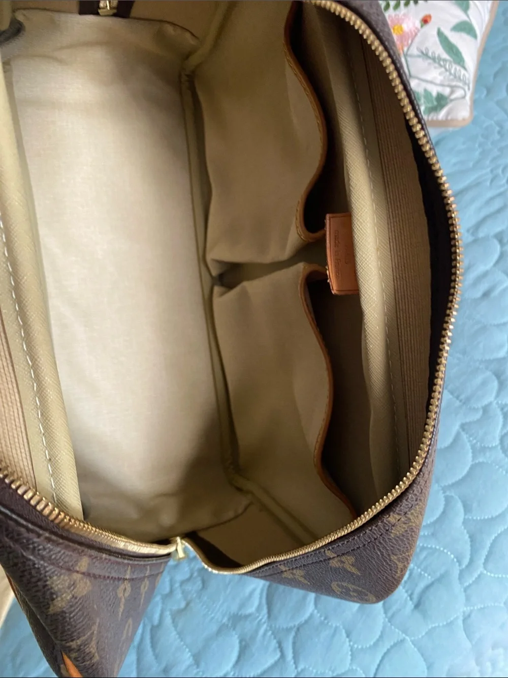 Louis Vuitton Monogram Deauville  with Vachetta Trim